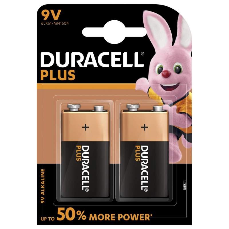 DURACELL Plus Power Piles type 9V Lot de 2 - Cdiscount Jeux - Jouets