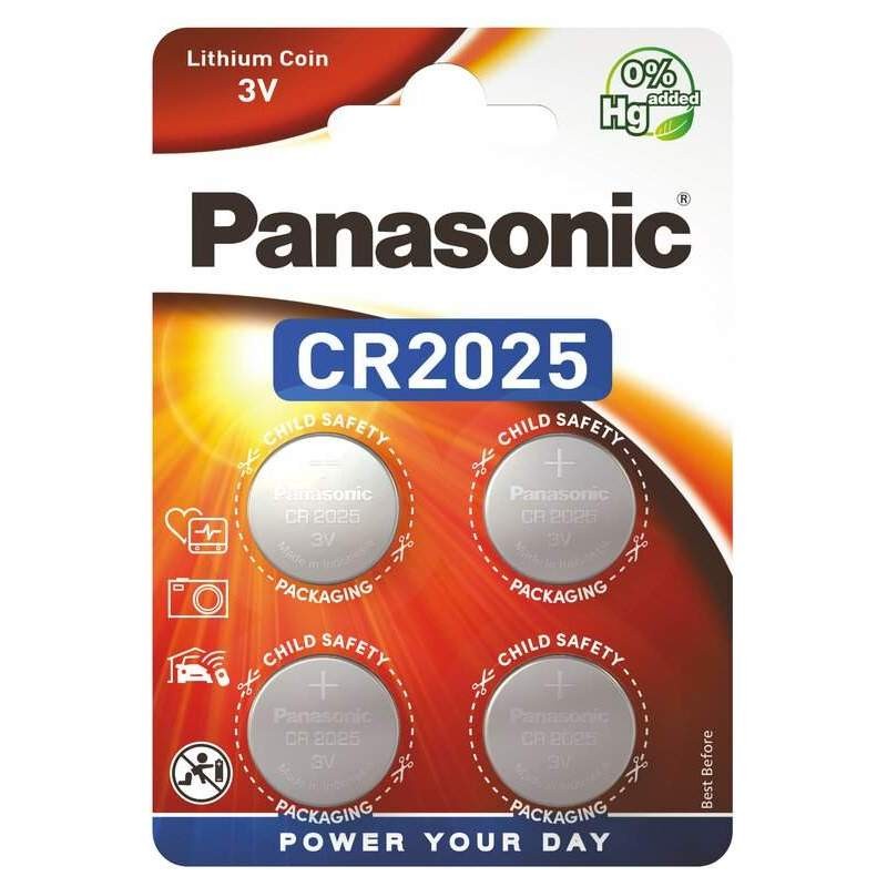 Piles CR2025 3V Lithium PANASONIC